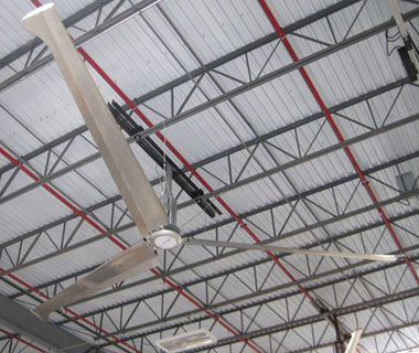 High volume fan, low operating cost