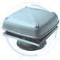 Supply air roof axial fan